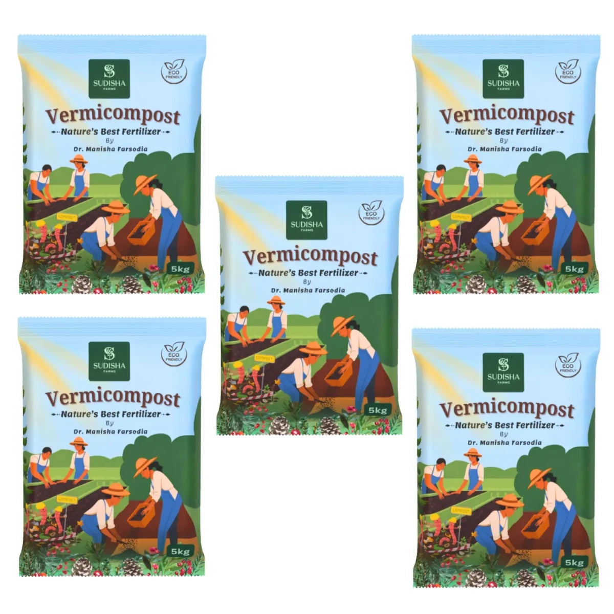 Premium Vermicompost - Compost for Soil - SUDISHA FARMS