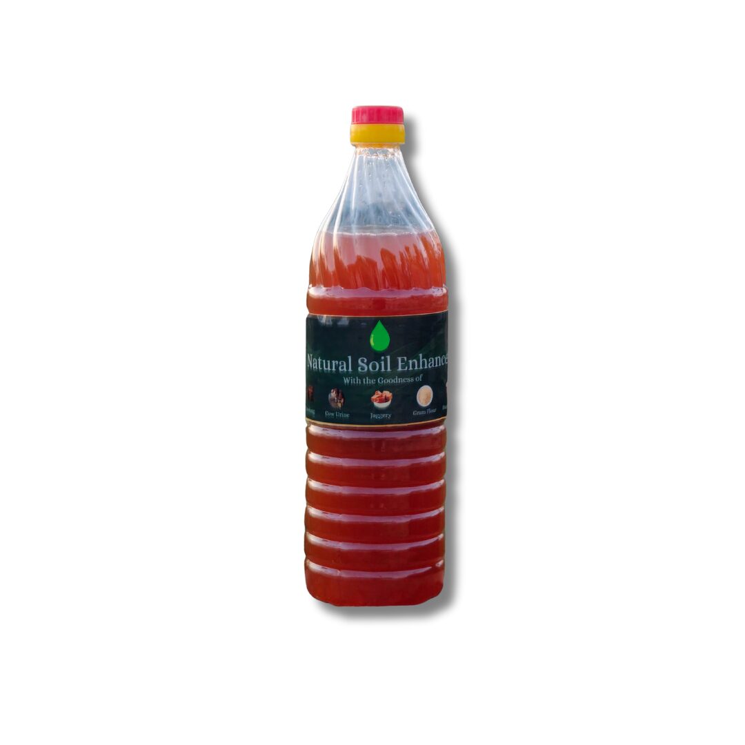 Natural Soil Enhancer – Organic Liquid Fertilizer Made with Cow Urine, Cow Dung, Jaggery & More | Improves Soil Fertility & Plant Health - SUDISHA FARMS