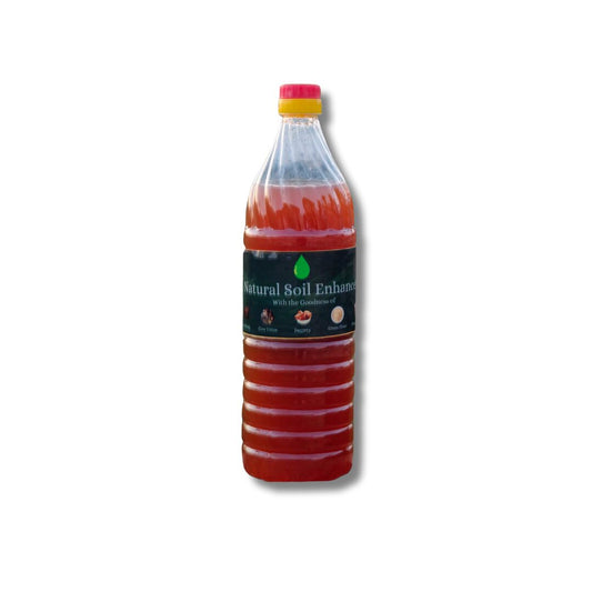 Natural Soil Enhancer – Organic Liquid Fertilizer Made with Cow Urine, Cow Dung, Jaggery & More | Improves Soil Fertility & Plant Health - SUDISHA FARMS
