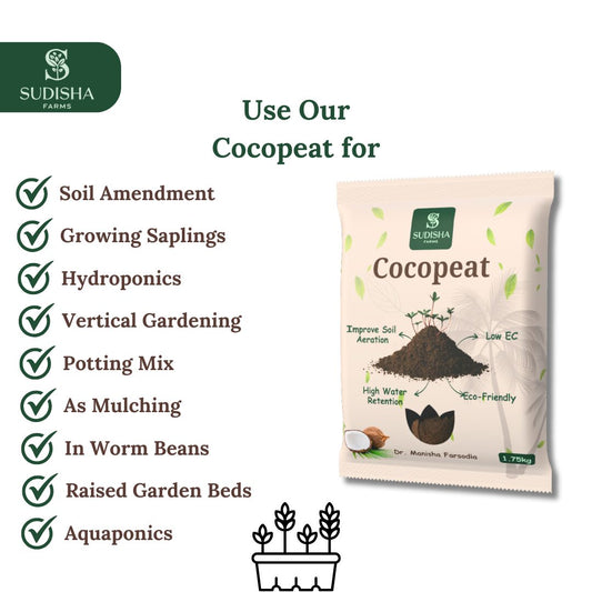 Premium Cocopeat Powder – The Perfect Growing Medium for Every Plant Lover - SUDISHA FARMS