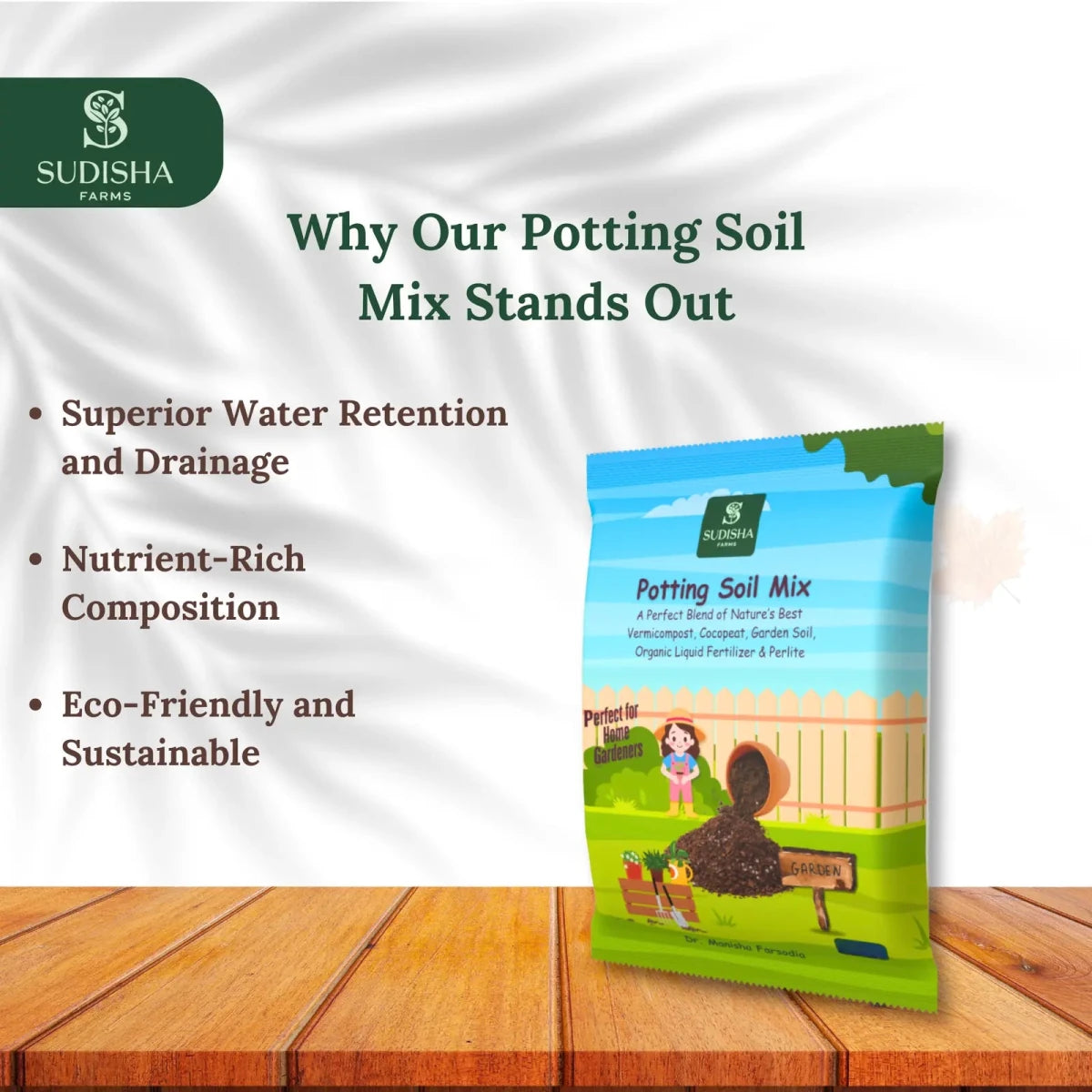 Premium Potting Soil Mix – Ready to Use for All Plants - SUDISHA FARMS