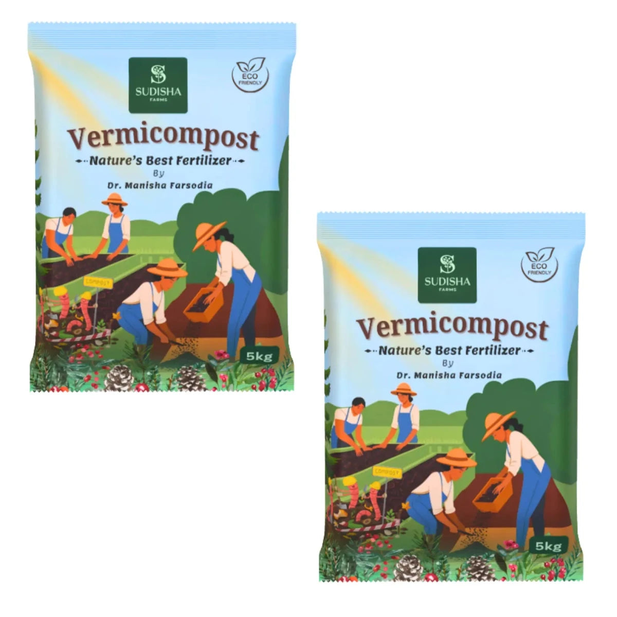 Premium Vermicompost - Compost for Soil - SUDISHA FARMS