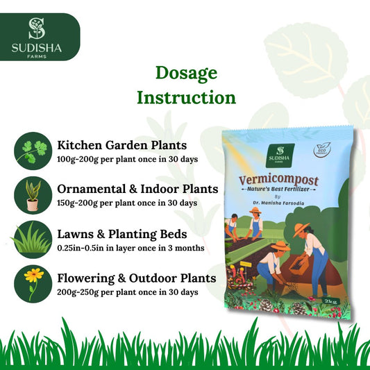 Premium Vermicompost - Compost for Soil - SUDISHA FARMS