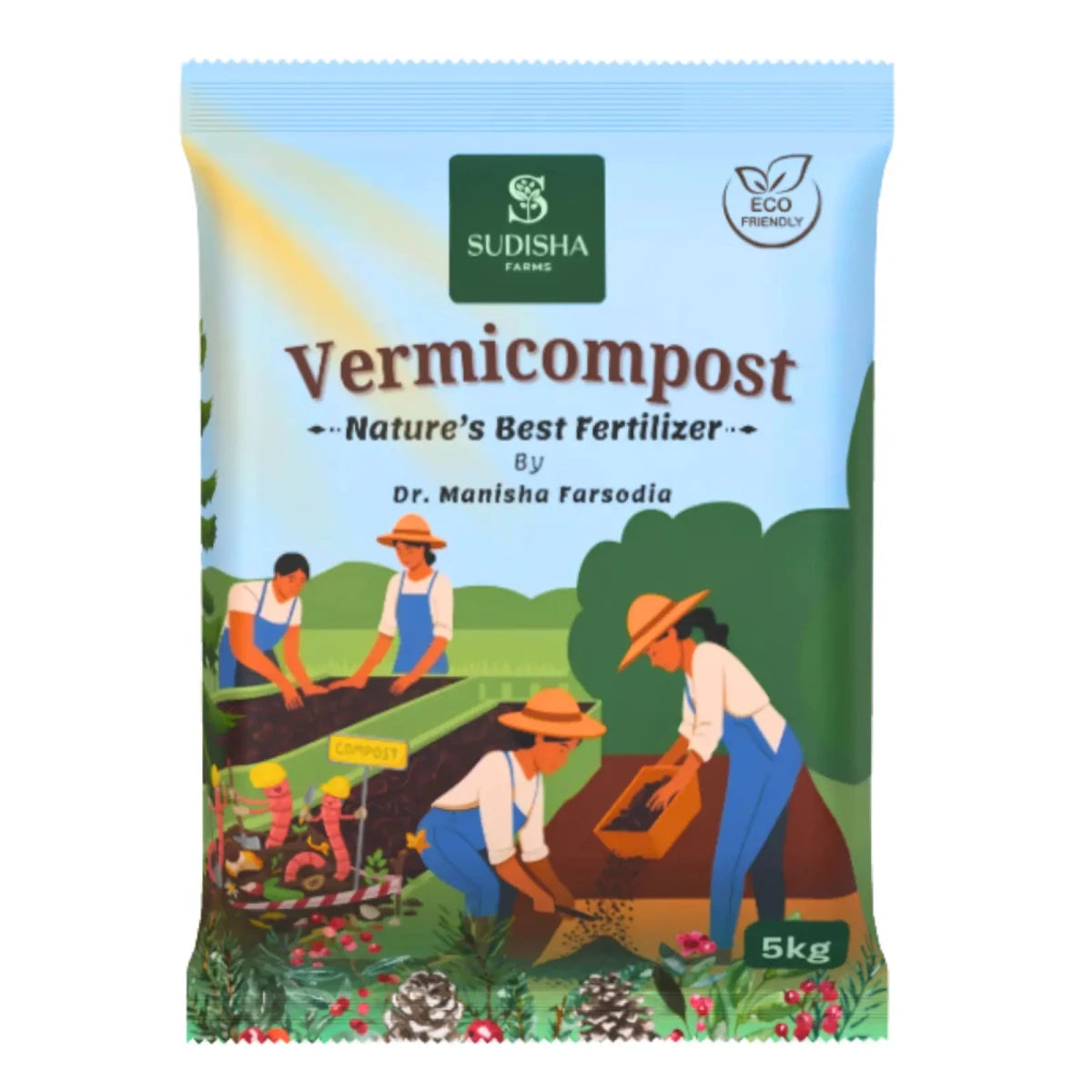 Premium Vermicompost - Compost for Soil - SUDISHA FARMS