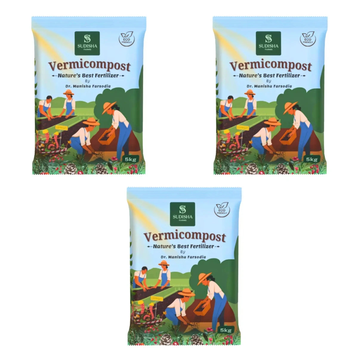 Premium Vermicompost - Compost for Soil - SUDISHA FARMS